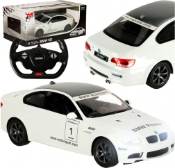 Závodní auto na dálkové ovládání BMW M3 1:14 bílý