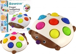 Ježek senzoryční Zábavná Montessori deska