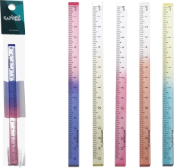 Pravítko 3D barevné 15 cm