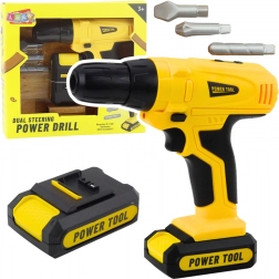 Dětská akumulátorová vrtačka a šroubovák s vyměnitelnými nástavci