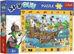 Pozorovací puzzle SPY GUY – pirátská loď, 100 dílků
