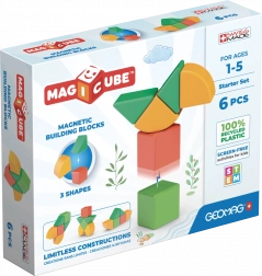 Geomag Magicube Shapes – magnetická stavebnice pro nejmenší, 6 dílků