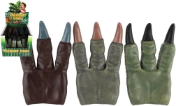 Dinosauří drápy na ruku z gumy 15 × 23 cm – karnevalová kostýmní tlapa