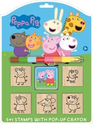 Razítková sada Peppa Pig s voskovkou