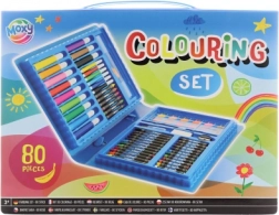 box s malovacími potřebami 80 ks