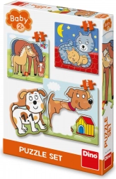 Dino Puzzle zvířátka pro děti od 2 let
