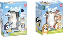 Bluey měkká figurka squishy k vybarvení