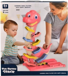 Patrová autodráha Dinosaurus s autíčky