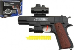 Plastová pistole na měkké kuličky 20 cm v krabičce