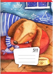 Sešit A5, 10 listů – linkovaný s pomocnou linkou