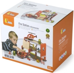 Dřevěná hasičská stanice