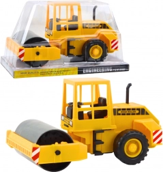 Dětský stavební silniční válec s otočným a kloubovým válcem
