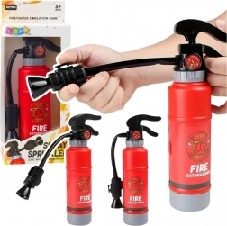 Hasičská dětská stříkací hasicí láhev s vodním rozprašovačem