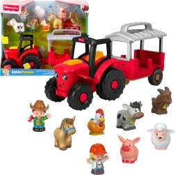 Fisher-Price Little People traktor péče o zvířátka – interaktivní set s figurkami