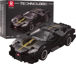 stavebnice auto supersport černý 339 dílků