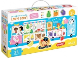 Puzzle s otvory Zmrzlina! Zmrzlina!