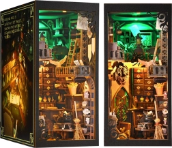 2Kids Toys 3D skládačka zarážka na knihy miniatura domečku Dům čarodějnice