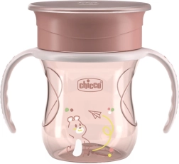 Chicco Hrneček 360 perfect cup s držadly 200 ml, 12m+