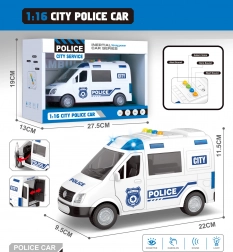 Policejní vůz se světlem a zvukem