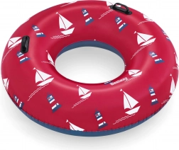 Nafukovací kruh BESTWAY 119 cm s úchyty – Červená