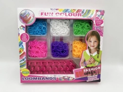 Kreativní sada na výrobu náramků LOOM BANDS – 1200 gumiček