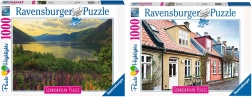 Sada dvou puzzle 2 × 1000 dílků RAVENSBURGER