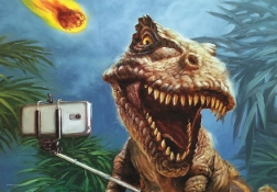 Puzzle Dino Selfie 100 dílků