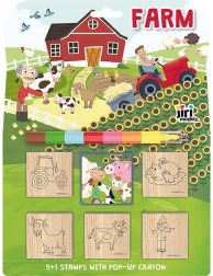 Razítková sada Farma s voskovkou