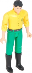Bruder Bworld figurka JOHN DEERE – žluté tričko, zelené kalhoty