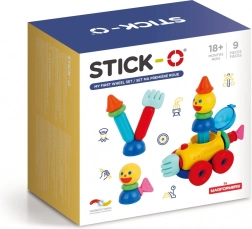 Magnetické hračky Stick-O Můj první sada s koly 9 kusů