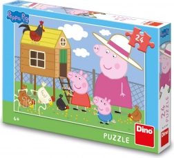 puzzle peppa pig slepičky 24 dílků