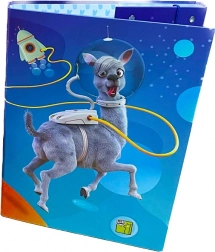 Box na sešity A4 s lamou svítící ve tmě