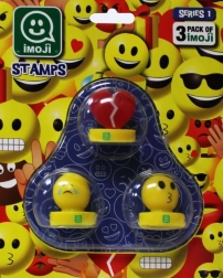 Imoji sada razítek 3 ks – emotikony