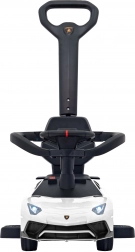 Odrážedlo s vodicí tyčí Lamborghini Aventador SV – Bílá