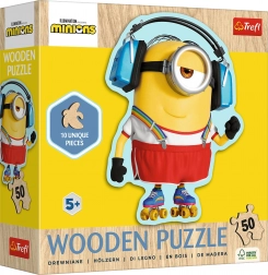 dřevěné puzzle 50 dílků MINIONS / JÁ, PADOUCH 4