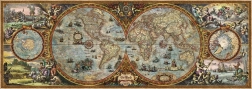 Panoramatické puzzle mapa světa – polokoule 6000 dílků HEYE