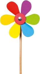 dřevěný větrník květina