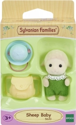Ovečka Emma – figurka SYLVANIAN FAMILIES s kloboukem a batůžkem
