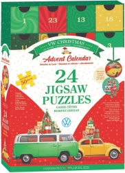 Adventní kalendář s puzzle EUROGRAPHICS Volkswagen 24×50 dílků