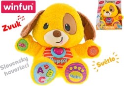 Naučný mluvící pejsek Puppy se světlem a zvukem 33 cm