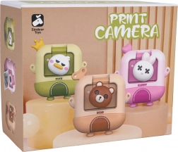 Dětský fotoaparát s okamžitým termálním tiskem Medvídek