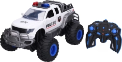 Terénní policejní RC auto s kouřovými efekty 41,5 cm