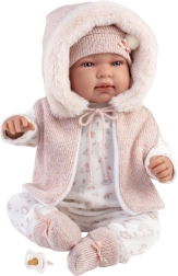 Llorens New Born realistická panenka miminko se zvuky