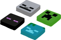 Pixie crew minecraft sada náhradních multipixelů enderman
