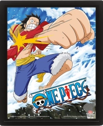 3D obraz One Piece Gum Gum Pistol