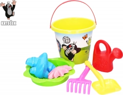 Sada na písek Krtek – velký žlutý kyblík 3,5 l