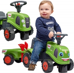 Odrážedlo traktor BABY CLAAS s přívěsem a doplňky