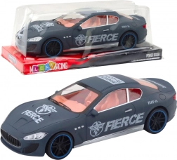 Sportovní auto s pohonem zadních kol šedé matné