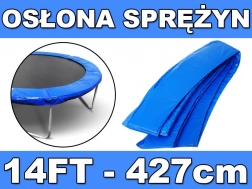 Ochranný límec na pružiny pro zahradní trampolínu 427 cm (14 ft) – modrý