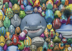 Puzzle pestrobarevné mořské rybičky 1000 dílků